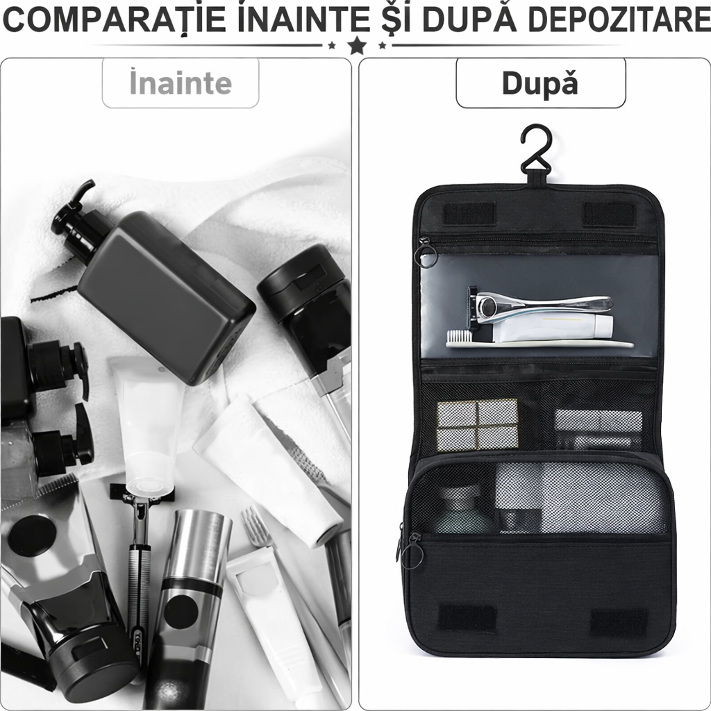 Organizator de cosmetice pentru calatorie MaskOn™