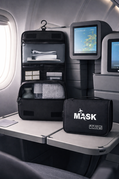 Organizator de cosmetice pentru calatorie MaskOn™
